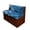 Blue Tie-Dye Geometric, variant on Uourmeti Green Stripes RV Dinette Cushion Covers 2 Pack Stretchable Camper Seat Slipcover Non Slip Washable Sofa Couch Cover for Travel Trailer