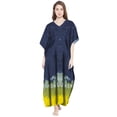 thumbnail image 1 of eloria Abstract Printed Women's Oversized Maxi Kimono Kaftan Caftan Summer Beach Dress, 1 of 5
