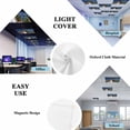 thumbnail image 5 of Navy Blue Christmas Fluorescent Light Covers, Snowman Xmas Tree Snowflake Gifts Elk Magnetic Light Covers for Ceiling Lights, Fluorescent Ceiling Shade for Classroom Bedroom Office 4x2Ft x 4PCS, 5 of 8