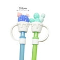 thumbnail image 6 of BAETEUY 2Pcs Straw Plugs Reusable Odor Free Lovely Soft Non-slip Dustproof Silicone Cartoon Design Straw Lids Daily Use, 6 of 8