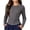 Dark Gray, variant on Ruyang Long Sleeve Shirts for Girls Kids Basic Tees Cotton Crew Neck Slim Fit Tops Lightweight Fall Cozy Layering Clothes