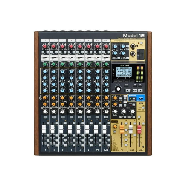 TASCAM Model 12 10-Channel Analog Mixer with DSP Dual TASCAM Model 12 10-Channel Analog Mixer with DSP Dual