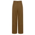 thumbnail image 6 of Womens Casual Wide Leg Corduroy Pants High Waisted Up Down Straight Dress Pant Long Trousers Palazzo Pants Pockets Khaki, 6 of 8