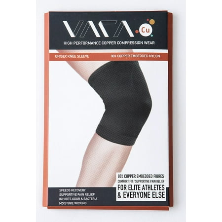 Copper Compression Knee Sleeve - Wear VARA Cu (X-Large) - Best Fit for