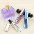 thumbnail image 4 of Atomizador de Perfume de 8/5ml, contenedor de líquidos portátil para cosméticos, viaje, Mini botella rellenable vacía de Alcohol en aerosol de aluminio, 4 of 4