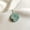 White, variant on Natural Emerald Pendant: 14K White Gold Round Stiger Cut, May Birthstone