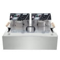 thumbnail image 5 of Large Electric Fryer, 12.7Qt Stainless Steel Single-Cylinder Deep Fryer with Basket Silver, 5 of 8