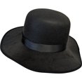 thumbnail image 4 of Large Oversized Round Felt Black Hat for Undertaker Costume L/XL, 4 of 10