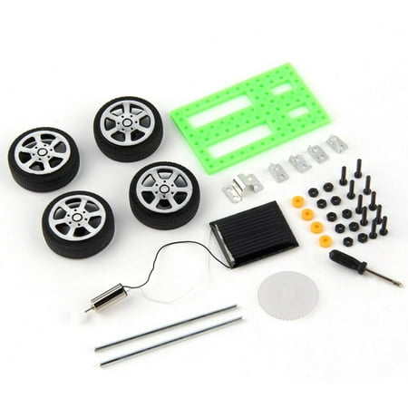 Unilife Mini jouet à énergie solaire fait à la main pour enfants Gadget  éducatif passe-temps bricolage Kit de voiture