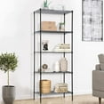 thumbnail image 4 of Storage Metal Shelf, 5 Tier Heavy Duty Shelves, Organizer Metal Wire Rack, NSF Wire Shelving Unit for Garage Pantry Closet Kitchen Office Laundry, 750 Lbs(Black), 4 of 7