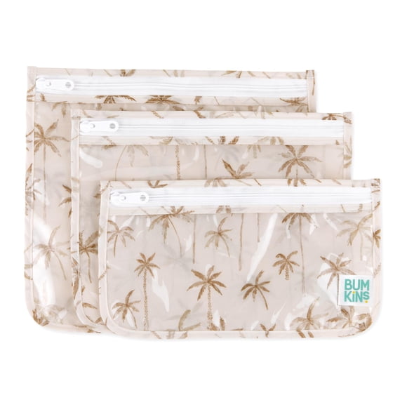 Bolsa de viaje Bumkins Toiletry aprobada por la TSA, juego de 3