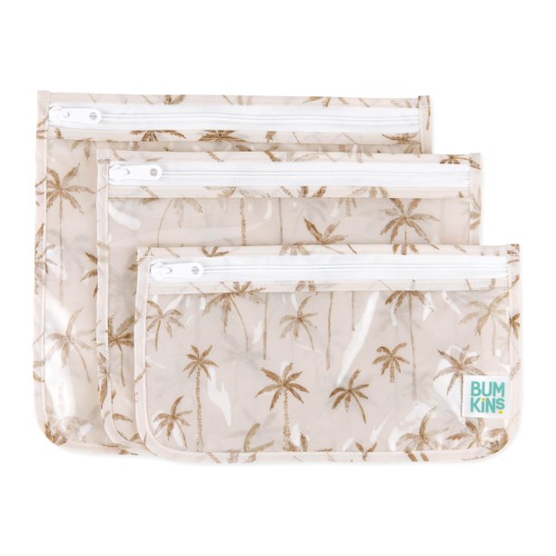 Bolsa de viaje Bumkins Toiletry aprobada por la TSA, juego de 3
