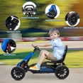 EastVita 12V Electric Go Kart for Kids,7Ah Battery Powered Car for