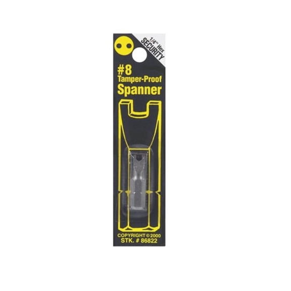 Best Way Tools #8 Spanner Security 1 In. 1/4 In. Hex Screwdriver Bit B86822