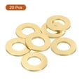 thumbnail image 3 of Uxcell M12 Flat Washer, 20 Pack Brass Ring Washers 24mm OD 2mm T Sealing Gasket Ring, 3 of 6