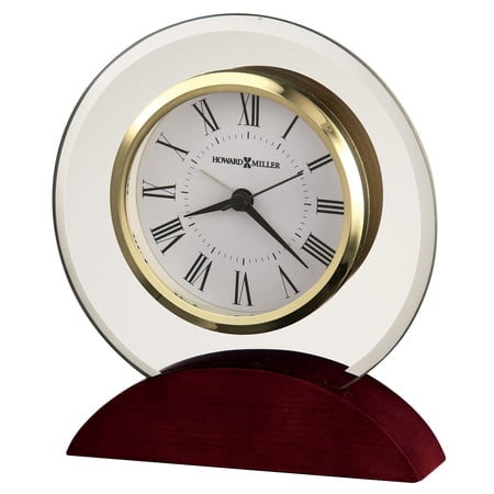 Howard Miller Dana Glass and Rosewood Finish Wood Quartz Alarm Clock #Q GM 7430 Howard Miller Dana Glass and Rosewood Finish Wood Quartz Alarm Clock #Q GM 7430 - eb 622417 3 a 2 e