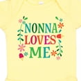 thumbnail image 4 of Inktastic Nonna Loves Me Granddaughter Girls Baby Bodysuit, 4 of 5