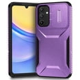 thumbnail image 1 of Rugged Case for Samsung Galaxy A15 5G with Slide Camera Cover & Drop Protection Purple, 1 of 6