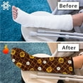 thumbnail image 7 of COEQINE Sunflower Leg Cast Covers 2 Piece Broken Leg Shower Cast Cover Knee Cast Sock Washable Foot Cast Cover Leg Plaster Sleeve Leg Cast Cover for Showering for Teen Medium, 7 of 7