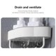 thumbnail image 4 of XWSHYW Almacenamiento y Organización Del Baño. Estante de Almacenamiento de Esquina Sin Perforaciones, Trípode para Baño, Cocina, Inodoro, Baño, Estante de Almacenamiento Montado En La Pared, 4 of 6