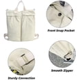thumbnail image 4 of LHSHID Backpack for Women Retro Canvas Daypack Lightweight Rucksack Handbag Roomy Travel Backpack Fit 17.3 Inch Laptop, 4 of 7