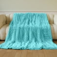 thumbnail image 6 of Faux Fur Luxury Throw Blanket, Double Side Soft Fluffy Shaggy Fuzzy Blanket for Couch Sofa Bed (51" x 63"), 6 of 6