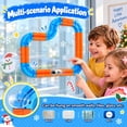 thumbnail image 5 of Teblint Electric Train Set, 82Pcs Race Track Anti-Gravity 3D Train Track with Dual Motorized Cars & Remote Control, STEM Learning Building Toy Gift for Boys & Girls Ages 3-8 Birthday Christmas, 5 of 11