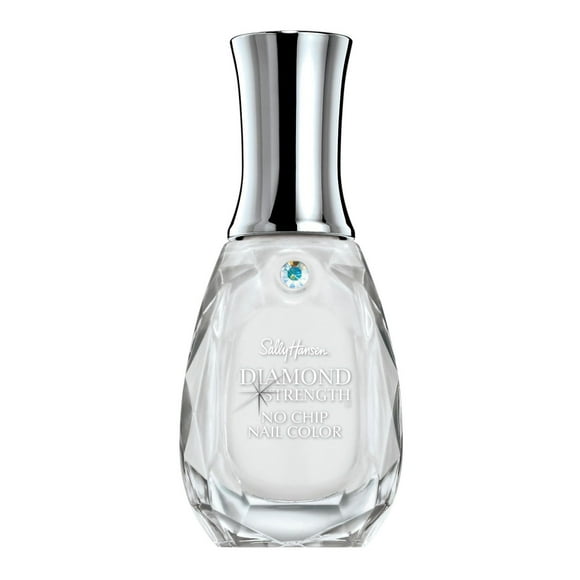 Sally Hansen Diamond Strength® Nail Color, Infused with Real Micro-Diamonds & Platinum, 10-Day Protection from Freaking, Splitting & Cracking