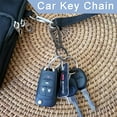 thumbnail image 2 of 4Pack Small Keychain Rings, Metal Key Carabiner Clip, Mini EDC Key Ring Chain Holder Organizer for Purse Charm Hook, Car Keychain, Paracord Keychain Lanyard, Men and Women Key Fob (Gun Black), 2 of 6