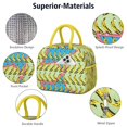 thumbnail image 4 of Lunch Bag Lunch Box for Women Reusable Insulated Lunch Bags,Water-Resistant Banana Star Cooler Lunch Tote Bag, Large Capacity for Work Travel Picnic, 4 of 6