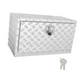 thumbnail image 4 of Caja de herramientas para caja de camioneta, organizador de almacenamiento, de aluminio, contenedor con cerradura, de herramientas para viajes, Plata, 4 of 8