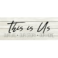 thumbnail image 2 of Kimberly, Allen 14x8 Black Ornate Wood Framed with Double Matting Museum Art Print Titled - This Is Us, 2 of 4