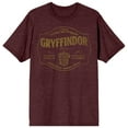 thumbnail image 2 of Harry Potter Founder Godric Gryffindor of Gryffindor House Hogwarts School of Witchcraft & Wizardry Men's Dark Burgundy Tee T-Shirt Shirt-X-Large, 2 of 3