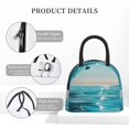 thumbnail image 4 of Fotbe Turquoise Ocean Reflection Bolsa de Almuerzo con Estampado, Lonchera Aislada, Contenedor de Comida Reutilizable Tipo Cooler a Prueba de Fugas, 4 of 6