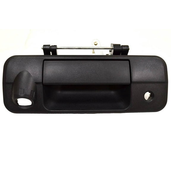 PT Auto Warehouse TO-3952A-T1 - Tailgate Handle, Textured Black - with Camera Hole Fits select: 2007-2013 TOYOTA TUNDRA