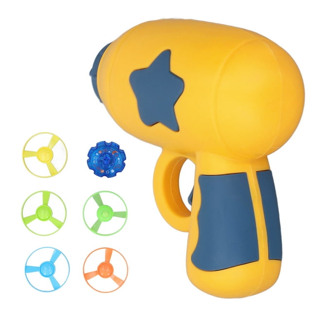 Flying Disc Toys, Portable Safe Funny Electronic Kids Flying Disc Gyroscope Toy For Boys For Outdoor