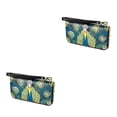 thumbnail image 2 of Qarigey Monedero de mujer elegante reemplazo impermeable foto Clip elegante billetera Notecase regalo de cumpleaños con cordón tipo azul Azul Tipo 3 2Conjunto, 2 of 6