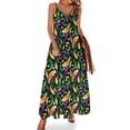 thumbnail image 1 of Robe Sans Manches Motif Mardi Gras Vêtements d'Été pour Femme, 1 of 5