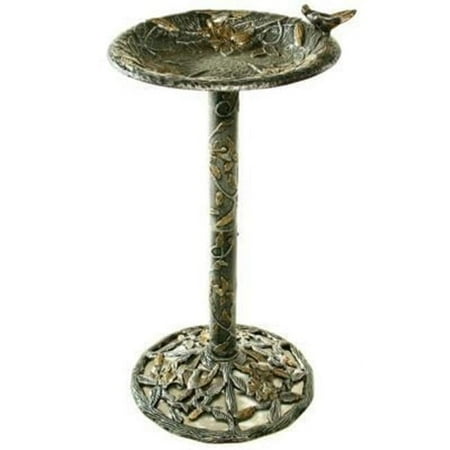 Oakland Living 5131-AP Hummingbird Bird bath - Antique Pewter