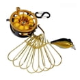 thumbnail image 4 of Candado de acero inoxidable con rueda telescópica para pesca con hebilla para peces vivos, equipo de pesca en balsa para pesca en agua dulce, 4 of 5