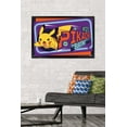 thumbnail image 2 of Pokemon - Neon Pikachu Wall Poster, 22.375" x 34", Framed, 2 of 3