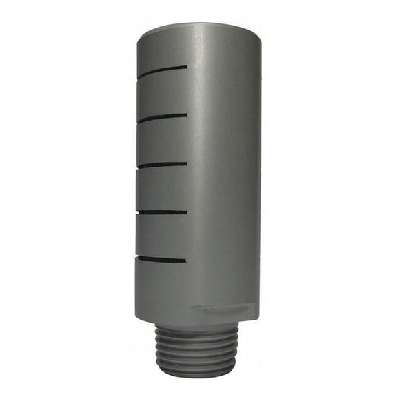 Speedaire Silencer Muffler,1/2 In. MNPT,1 In Hex 1EJX1