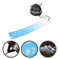 thumbnail image 2 of Cast Iron Wind Chime Mount Fuji Design Wind Chime Hanging Wind Bell Decor, 2 of 4