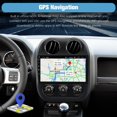 thumbnail image 4 of 2G+64G 10 inch Touch Screen Car Radio Stereo for Jeep Compass Patriot 2010-2016 Android 13 CarPlay Android Auto Bluetooth with GPS Navigation, 4 of 7