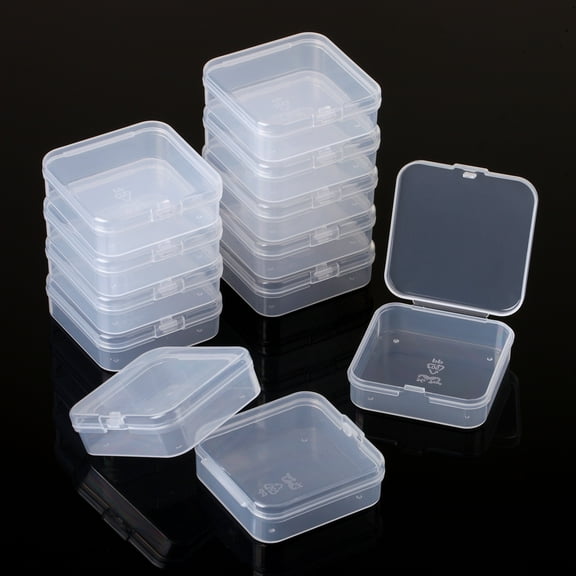 Mr. Pen- Small Plastic Containers, Clear, 12 Pcs, Small Bead Organizer