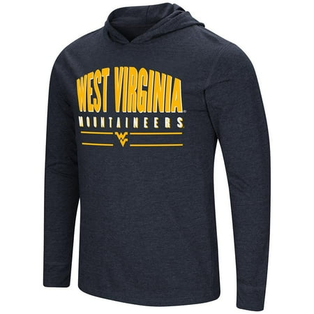 - Mens WVU West Virginia Mountaineers Long Sleeve Tee Shirt Hoodie - S