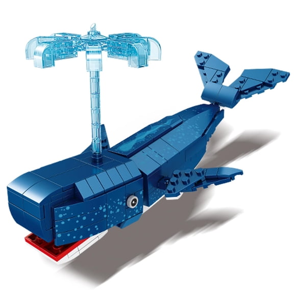 Set de construcción KAZI Whale Toys Deep Sea Creatures para niños de más de 8 años