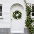 thumbnail image 5 of Spring Wreath for Front Door 17.7 inches Wildflower Wreath Door Wreaths for Spring Summer Easter Hanging Decoration for Home Indoor Outdoor, 5 of 9