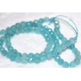 thumbnail image 7 of K-KED Natural 4mm Brazil Faceted Aquamarine Gems Round Loose Beads 15 ", 7 of 7