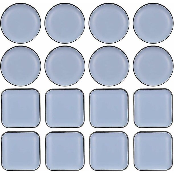Sailing 16 Piezas Deslizadores de Teflón para Muebles Almohadillas de Teflón Autoadhesivas Deslizadores de Teflón Silla Deslizante Profesional para Proteger Pisos Laminados y Alfombras Fu